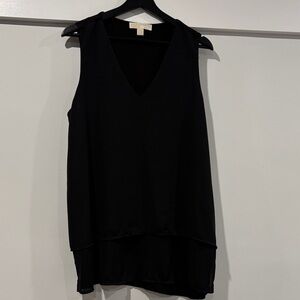 Michael Kors Black Sleeveless Blouse